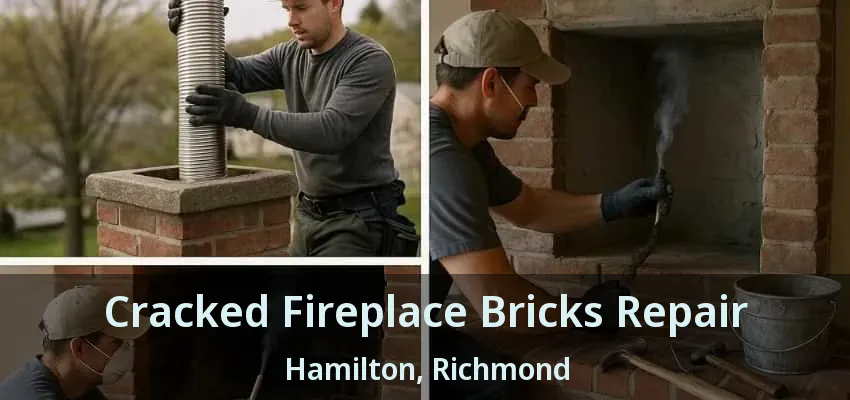 Cracked Fireplace Bricks Repair Hamilton, Richmond - BC